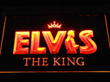 Elvis Presley The King LED Neon Sign USB - Orange - TheLedHeroes