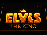 Elvis Presley The King LED Neon Sign USB - Yellow - TheLedHeroes