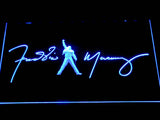 Freddy Mercury LED Neon Sign USB - Blue - TheLedHeroes