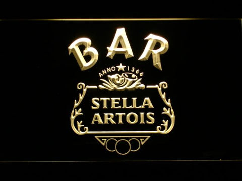 Stella Artois Bar LED Neon Sign USB - Yellow - TheLedHeroes