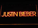 Justin Bieber (2) LED Neon Sign Electrical - Orange - TheLedHeroes