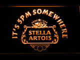 FREE Stella Artois It's 5pm Somewhere LED Sign - Orange - TheLedHeroes