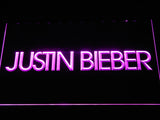 Justin Bieber (2) LED Neon Sign Electrical - Purple - TheLedHeroes