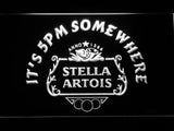Stella Artois It's 5pm Somewhere LED Neon Sign USB - White - TheLedHeroes