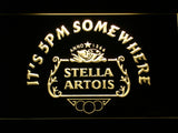 FREE Stella Artois It's 5pm Somewhere LED Sign - Yellow - TheLedHeroes