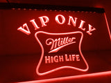 FREE Miller High Life VIP Only LED Sign - Red - TheLedHeroes
