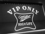 FREE Miller High Life VIP Only LED Sign - White - TheLedHeroes