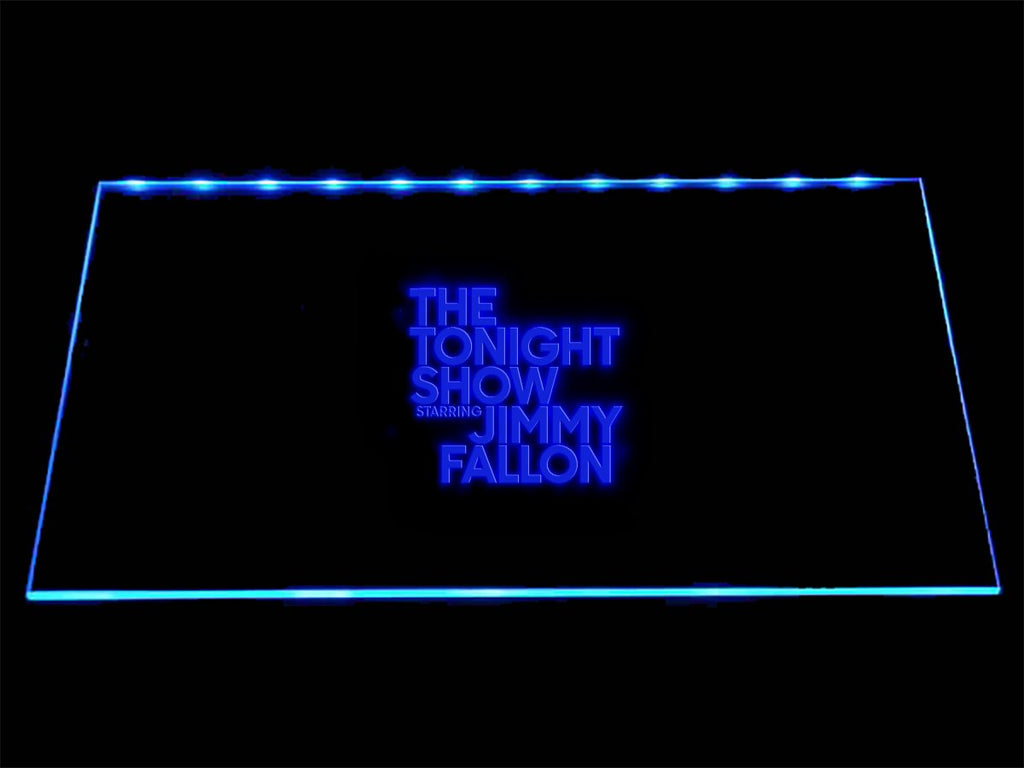 The Tonight Show Starring Jimmy Fallon LED Neon Sign USB - Blue - TheLedHeroes