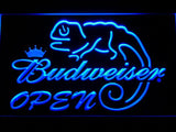 Budweiser Chameleon Open LED Neon Sign USB - Blue - TheLedHeroes