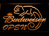 Budweiser Chameleon Open LED Neon Sign USB - Orange - TheLedHeroes
