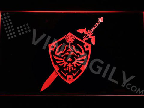 Zelda 2 LED Neon Sign USB - Red - TheLedHeroes