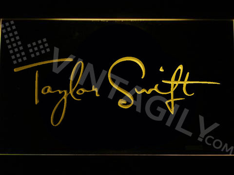 Taylor Swift LED Sign - Yellow - TheLedHeroes