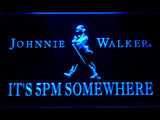 Johnnie Walker It's 5pm Somewhere LED Neon Sign USB -  - TheLedHeroes