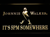 Johnnie Walker It's 5pm Somewhere LED Neon Sign USB -  - TheLedHeroes