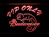 Budweiser Chameleon VIP Only LED Neon Sign USB - Red - TheLedHeroes