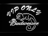 Budweiser Chameleon VIP Only LED Neon Sign Electrical - White - TheLedHeroes