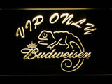 Budweiser Chameleon VIP Only LED Neon Sign USB - Yellow - TheLedHeroes