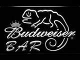 Budweiser Chameleon Bar LED Neon Sign Electrical - White - TheLedHeroes