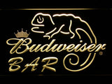 Budweiser Chameleon Bar LED Neon Sign Electrical - Yellow - TheLedHeroes