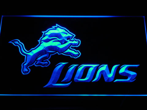 Detroit Lions (3) LED Sign -  - TheLedHeroes