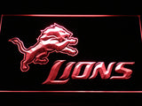 Detroit Lions (3) LED Sign - Red - TheLedHeroes