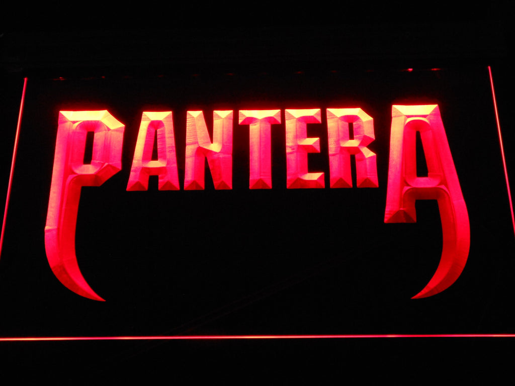 Pantera (3) LED Neon Sign USB - Red - TheLedHeroes