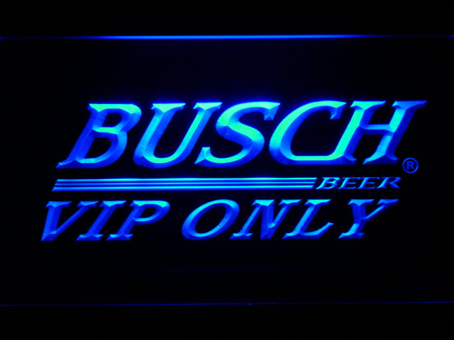 FREE Busch VIP Only LED Sign - Blue - TheLedHeroes