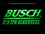 FREE Busch It's 5pm Somewhere LED Sign - Green - TheLedHeroes