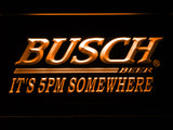 FREE Busch It's 5pm Somewhere LED Sign - Orange - TheLedHeroes