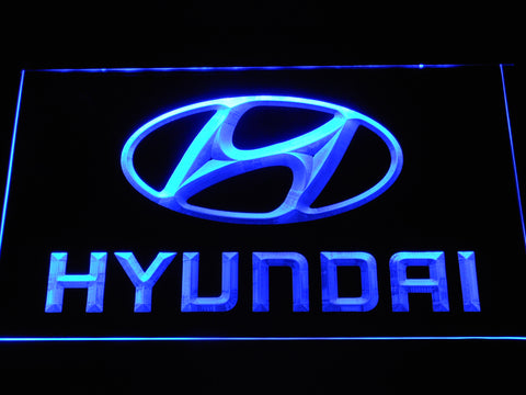 FREE Hyundai LED Sign - Blue - TheLedHeroes