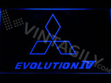 Mitsubishi Evolution IV LED Sign - Blue - TheLedHeroes