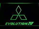 Mitsubishi Evolution IV LED Neon Sign USB - Green - TheLedHeroes