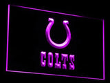 Indianapolis Colts LED Neon Sign USB - Purple - TheLedHeroes
