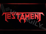 Testament LED Neon Sign USB - Red - TheLedHeroes