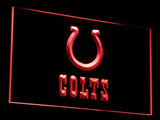 Indianapolis Colts LED Neon Sign USB - Red - TheLedHeroes