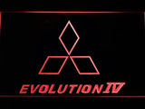 Mitsubishi Evolution IV LED Neon Sign USB - Red - TheLedHeroes