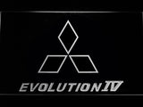 Mitsubishi Evolution IV LED Neon Sign USB - White - TheLedHeroes