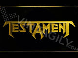 Testament LED Neon Sign Electrical - Yellow - TheLedHeroes
