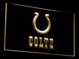Indianapolis Colts LED Neon Sign USB - Yellow - TheLedHeroes