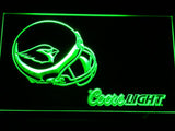 Arizona Cardinals Coors Light LED Neon Sign USB - Green - TheLedHeroes