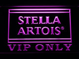 Stella Artois VIP Only (2) LED Neon Sign USB - Purple - TheLedHeroes