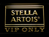 Stella Artois VIP Only (2) LED Neon Sign USB - Yellow - TheLedHeroes