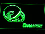 Atlanta Falcons Coors Light LED Neon Sign Electrical - Green - TheLedHeroes