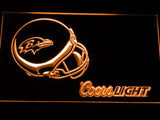 Baltimore Ravens Coors Light LED Neon Sign Electrical - Orange - TheLedHeroes