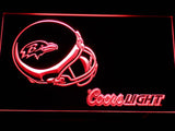 Baltimore Ravens Coors Light LED Neon Sign USB - Red - TheLedHeroes