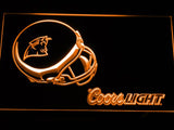 Carolina Panthers Coors Light LED Neon Sign USB - Orange - TheLedHeroes