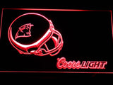 Carolina Panthers Coors Light LED Neon Sign USB - Red - TheLedHeroes