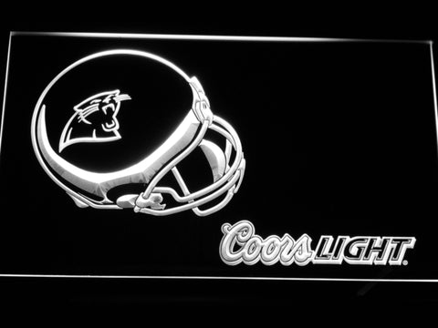 FREE Carolina Panthers Coors Light LED Sign - White - TheLedHeroes
