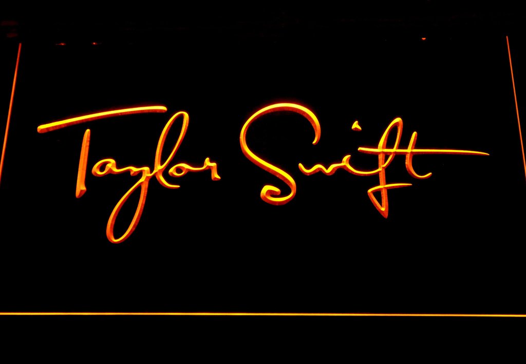 FREE Taylor Swift LED Sign - Yellow - TheLedHeroes