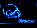 Chicago Bears Coors Light LED Neon Sign Electrical - Blue - TheLedHeroes
